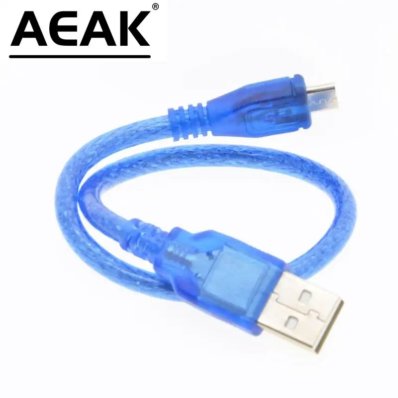 Cavo Usb Per Arduino Con Uno R3 Atmega328P-Pu E Mega 2560 R3 Rev3 Atmega2560-16Au Scheda Mini Usb Cavo Micro Usb 30Cm