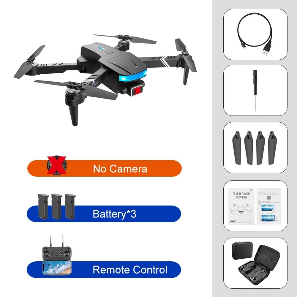 2.4 g remote control quadcopter Drones with Camera for Adults 4k,Foldable Remote Control Quadcopter,Wifi Real-time Transmission of Pictures and Videos,Headless orb remote control mini quadcopter RC Quadcopter