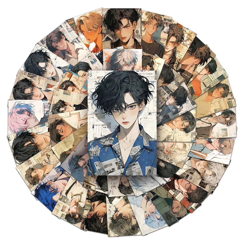 Рисунок 6 - 10/50Pcs ретро юный мальчик мультфильм