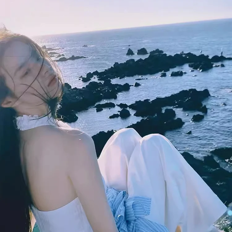 Ele White Off-oulder Floral Strap Vest Slimming Summer New Sle Trendy Top Women's Faion Casual Wear Chinese Production