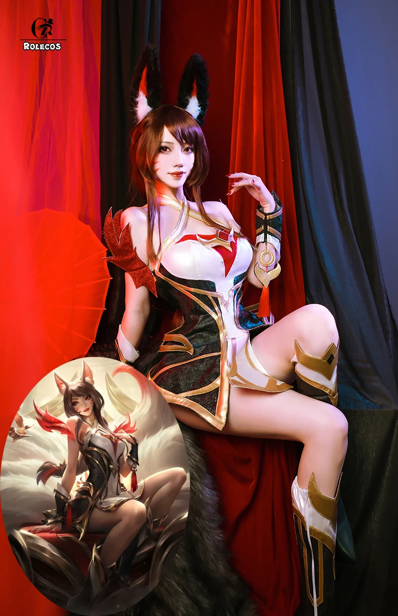 Ahri Is Hot: Real-World Review of the ROLECOS League of Legends Ahri  Cosplay Costume, image size:800x1239