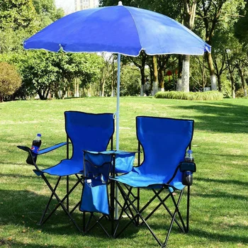 Double Camping Chair Set 1