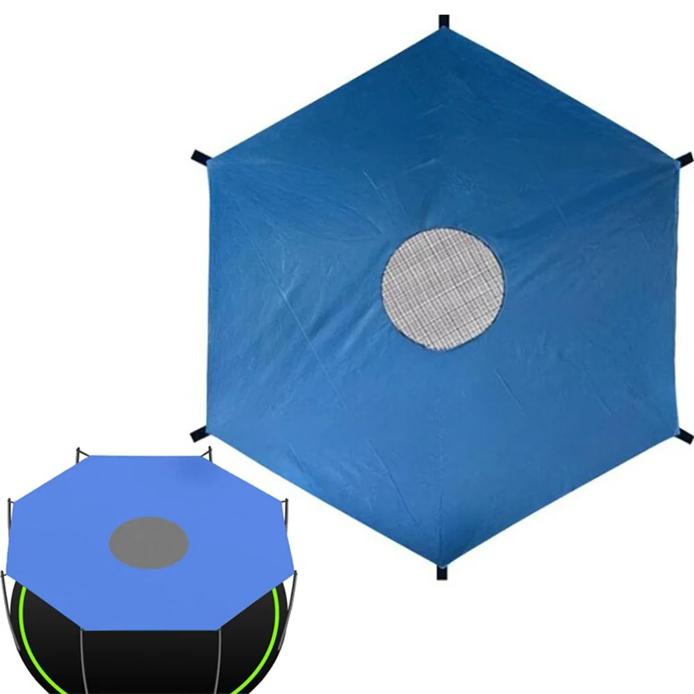 Trampoline Protective Cover 6/8/10 Feet Trampoline Cover Waterproof Shade Sun-Protection Roof for Outdoor Backyard Playground