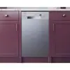 Built-In Dishwasher 18" 8 Place Setting Stainless Steel Energy Star Certified Quiet Operation Automatic Leakage Sensor Two Trays 2