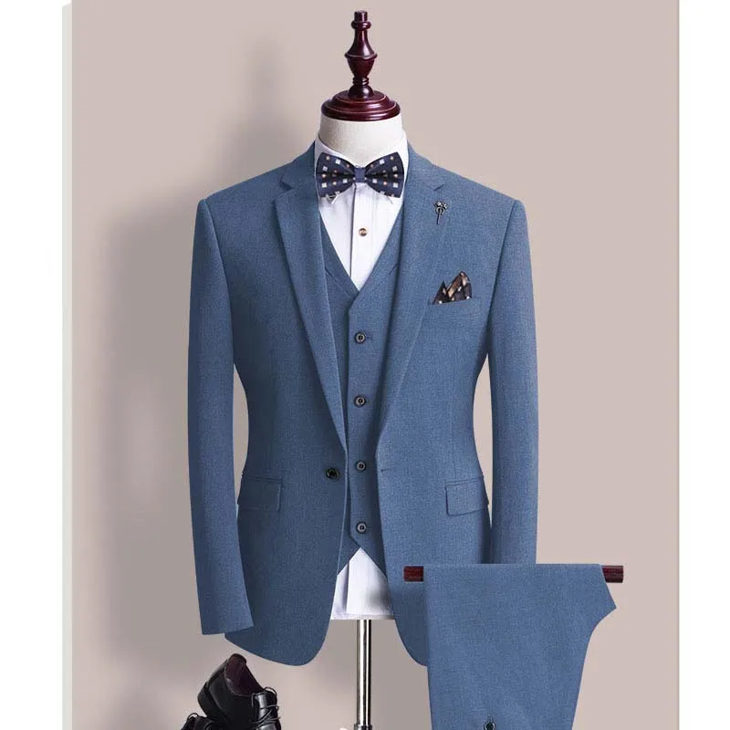 

Custom Made Groom Wedding Dress Blazer Suits Pants Business High-end Classic Dress Trousers 18193680