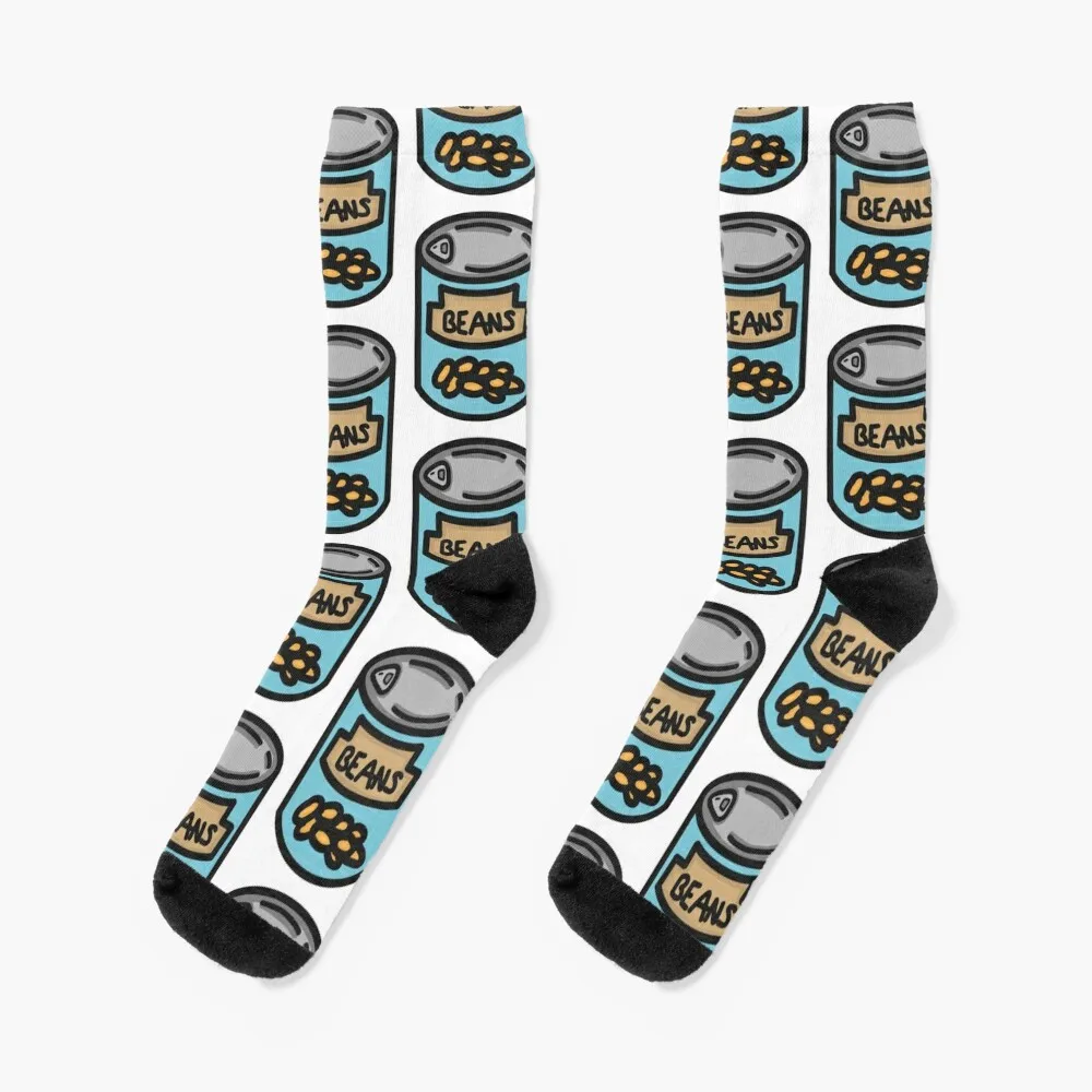 

Baked Beans Can Socks anti slip football cotton Women Socks Men's