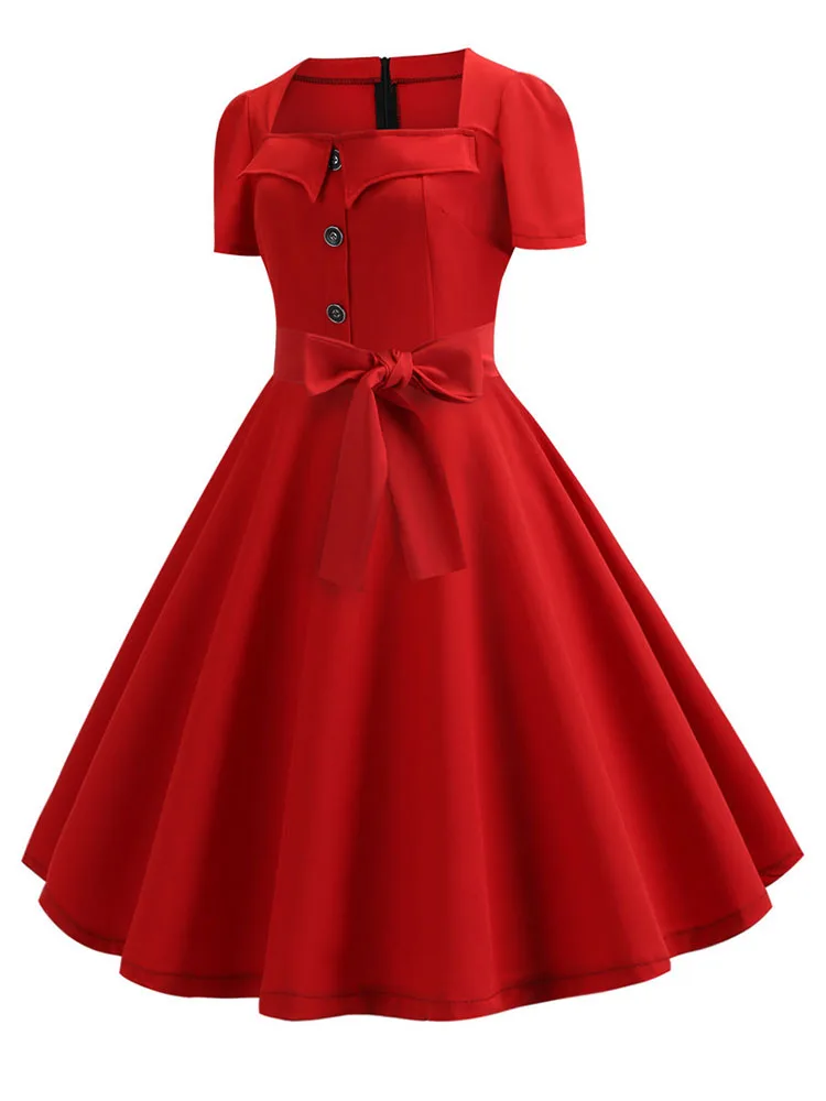 Avondjurk voor dames, jaren '50, vintage, retro, rockabilly