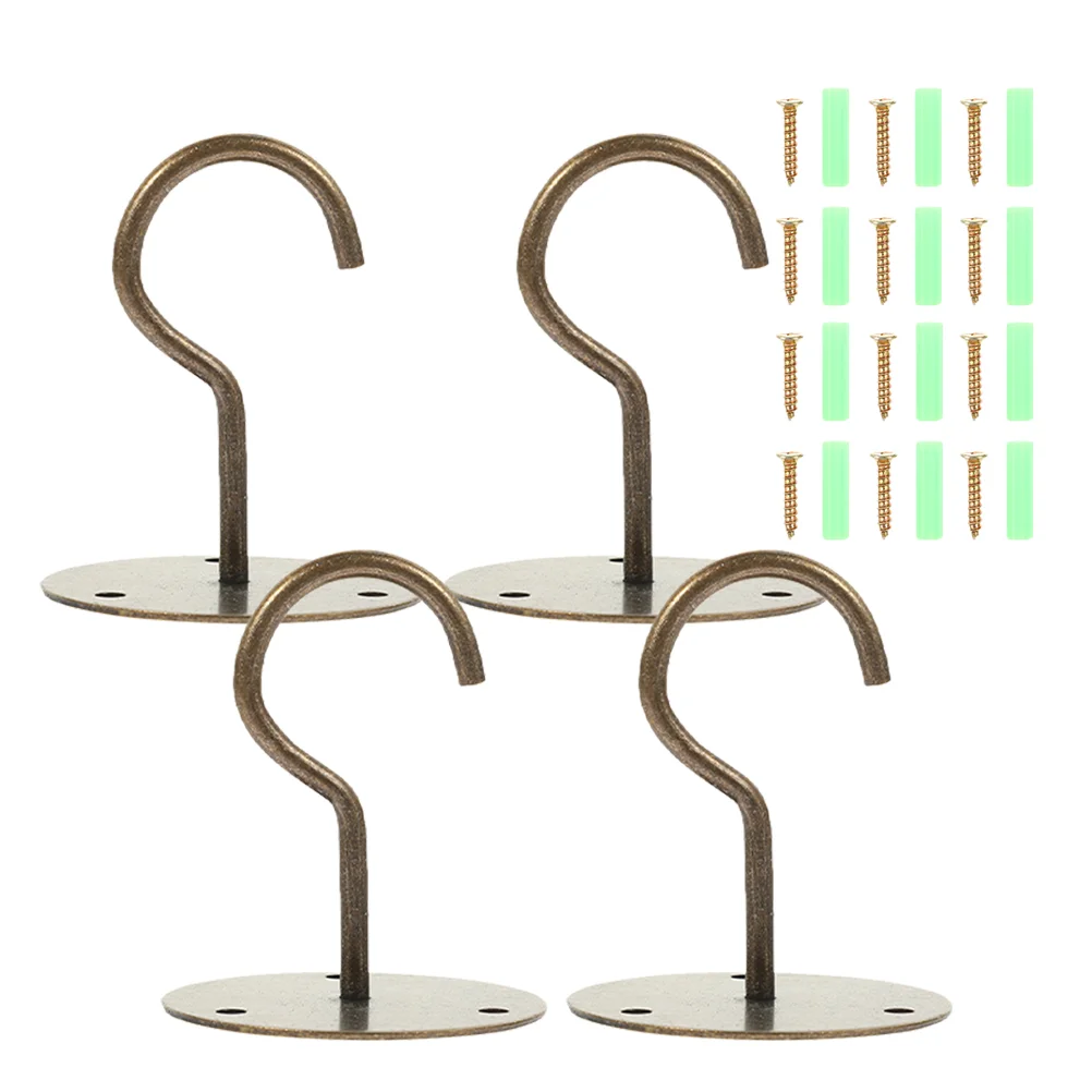 

1 Set Ceiling Planter Hooks Wall Mount Plants Hooks Multi-function Plants Hooks Ceiling Hooks