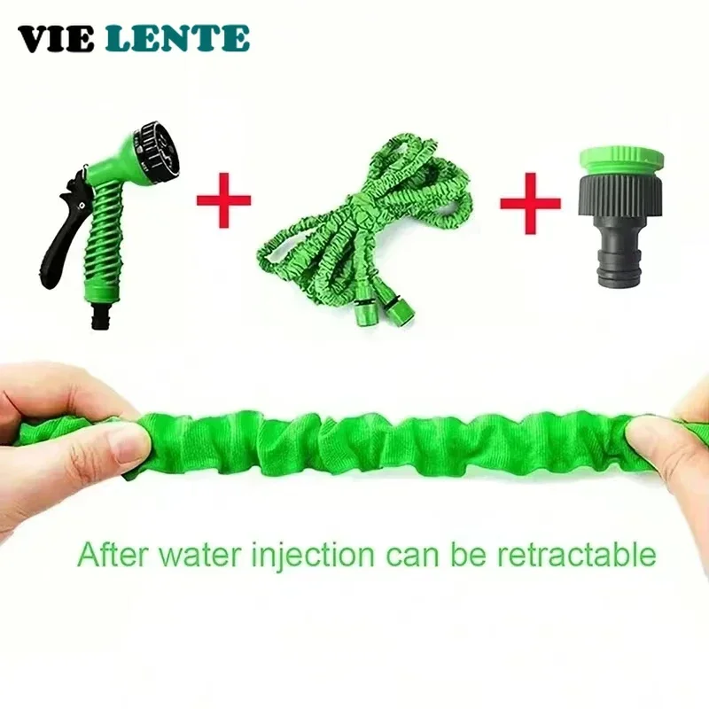Expandable Magic Hose, High-Pressure Car Wash, 7Water Spraying Functions, Water Gun, Home Garden Watering Hose