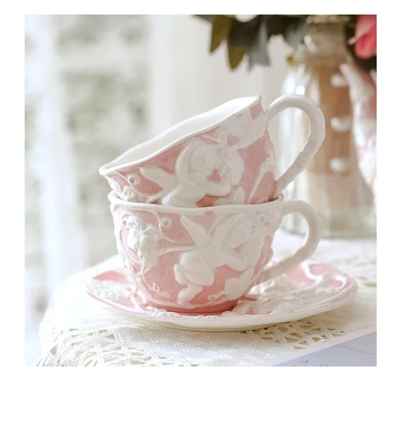 Teiera in ceramica British Ceramic Europe caffettiera in porcellana Vintage  porcellana British Cup Set tazze da caffè Home Palace Style - AliExpress