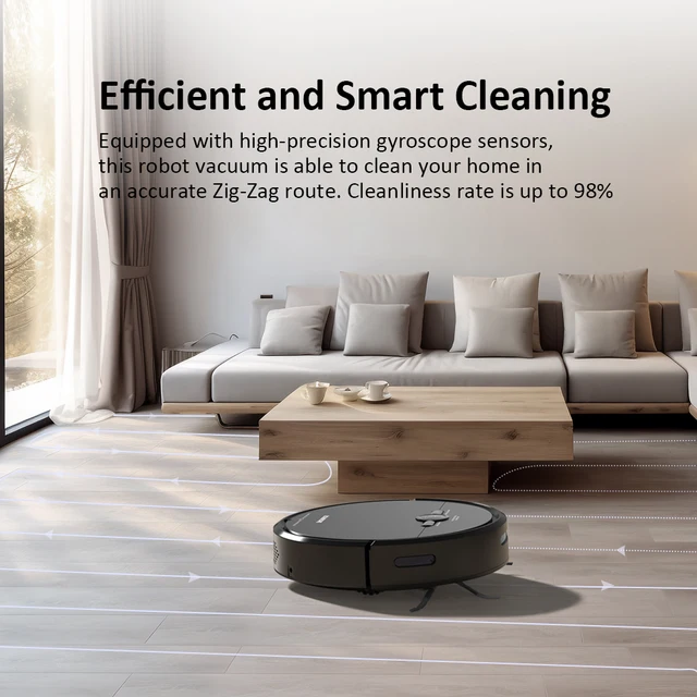 3600PA Vacuum Cleaner Robot,Smart Voice Control,Wireless Auto Charging,Floor Sweeper,Navigation Area On Map,Cleaning Robot 5