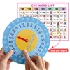 Montessori CVC Word List, CVC Phonics Turntable, Spinner Game, English Teacher Teaching Aids, Spelling Games Homeschool Supplies 4