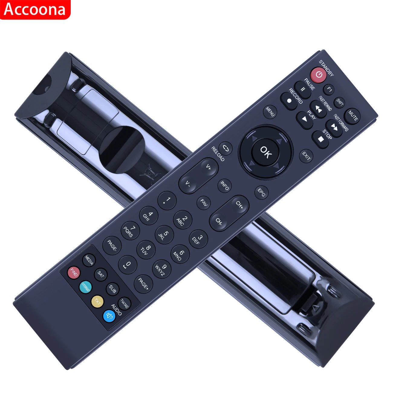 Mando A Distancia De Repuesto Para ABCOM CRYPTOBOX 400 HD C Sat Dtt 3665387234669