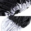 Sleep Satin Hat Curly Reversible Double Layer Layer Satin Night Cap Adjusting Button Silky Bonnet Women Hair Heating Cap Tool 3