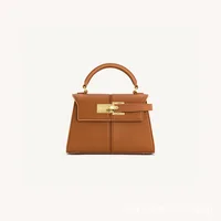 JW PEI sac trapézoïdal, nouveau Style, cuir véritable, sac pour femme, haut de gamme, polyvalent, sac à bandoulière, à la mode, Style de Niche 3