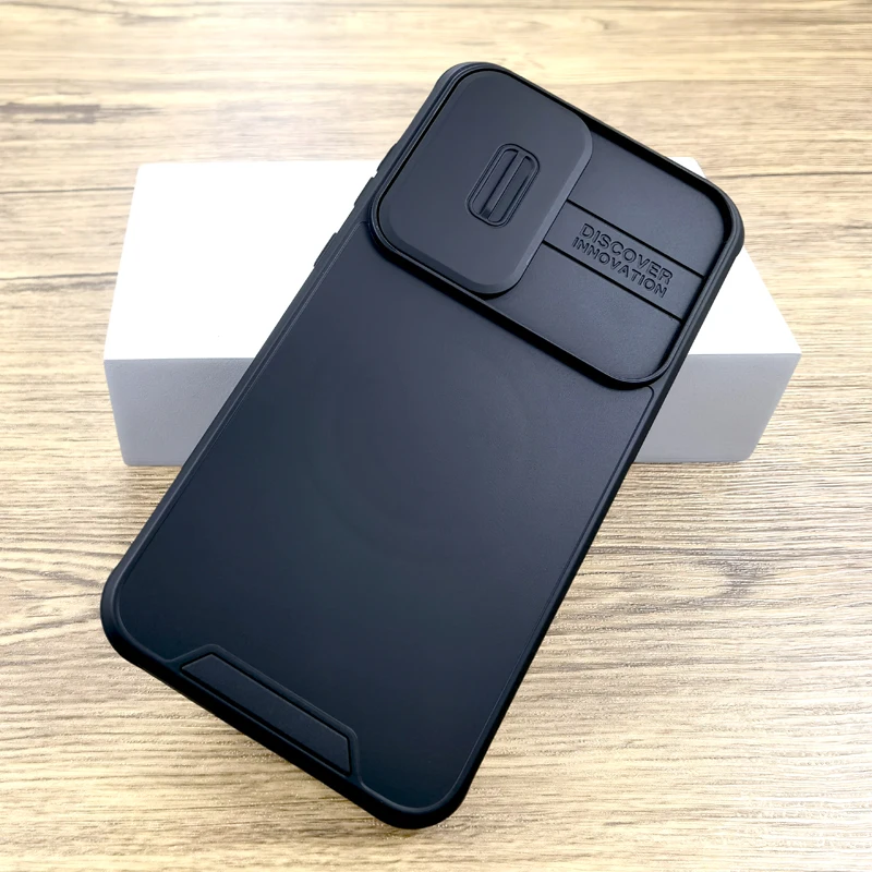 Duty Rugged Armor Matte Phone Case with Anti-Smudge Slide Camera Protector