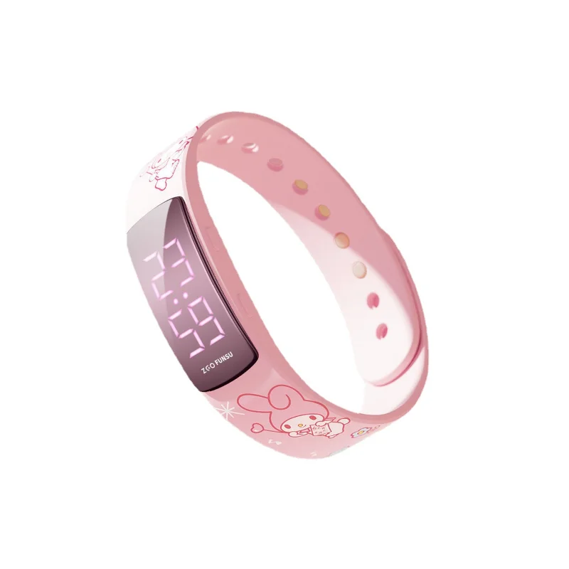 Sanrio cinnamon roll melody kawaii watch cartoon waterproof sports electronic watch bracelet