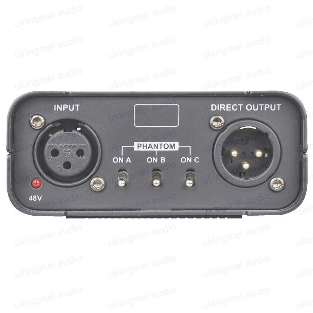 Passive Balanced Sound Audio Splitter Amplifier Mixer Distributor XLR Audio Isolation 1 in 4 Out Microphone Signal Splitter