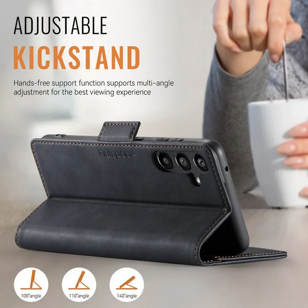 5G Leather Wallet Phone Case Cover