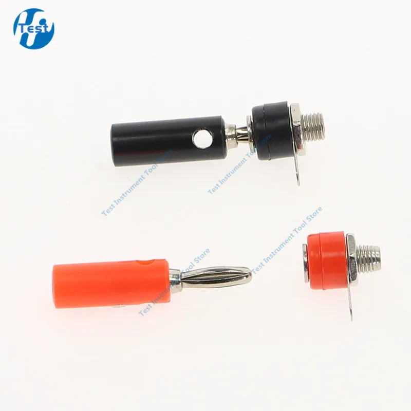 Banana Plugs Male Female J072 4mm Banana Plug Socket To Insert Connector Banana Pin DIY Model