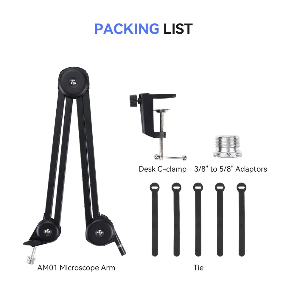 TOMLOV AM06 Mikroskopständer - Flexibler Arm Für Präzise Arbeiten