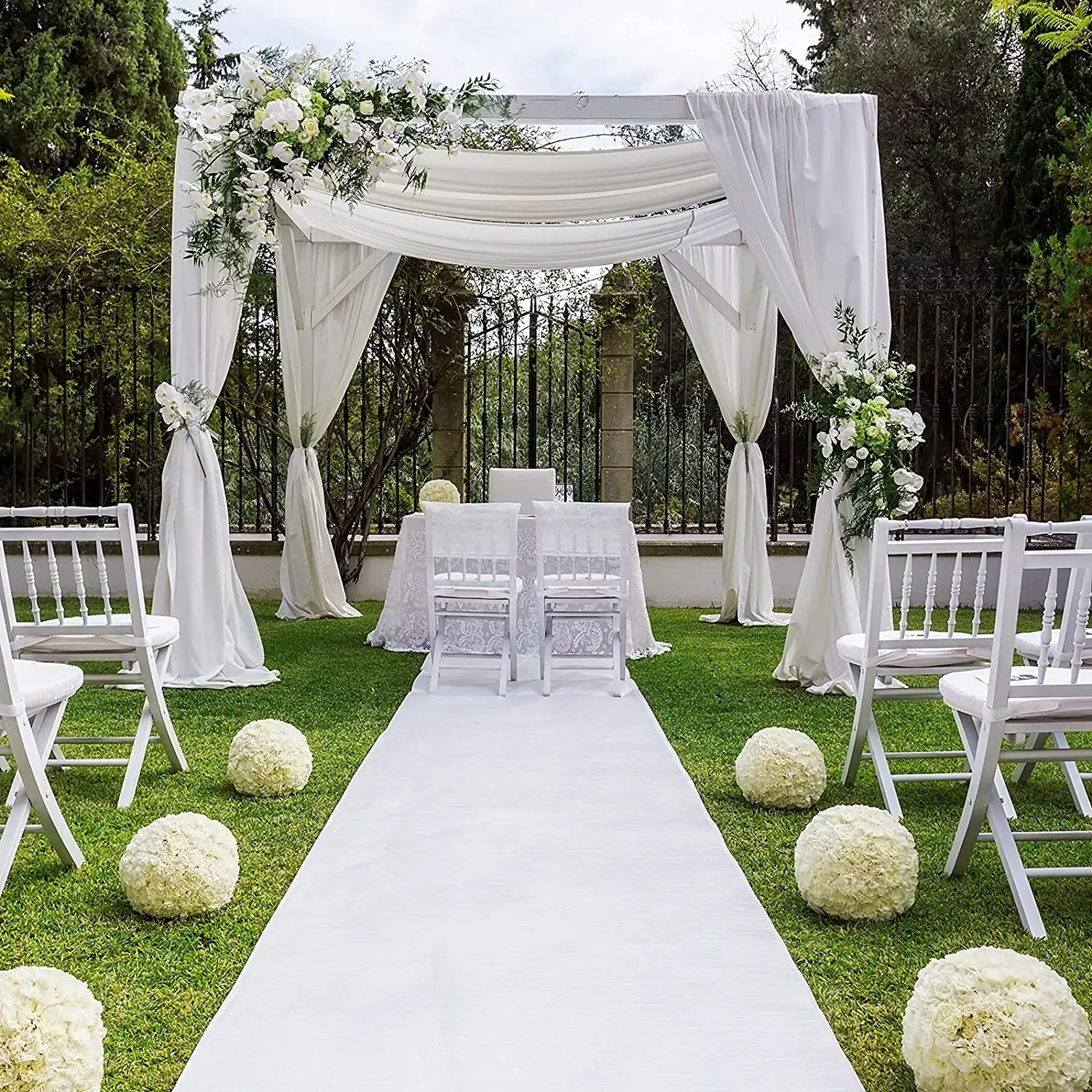 Wedding White Carpet Anti slip Corridor Hotel Banquet Celebration Event Carpet Ceremony Party Stage