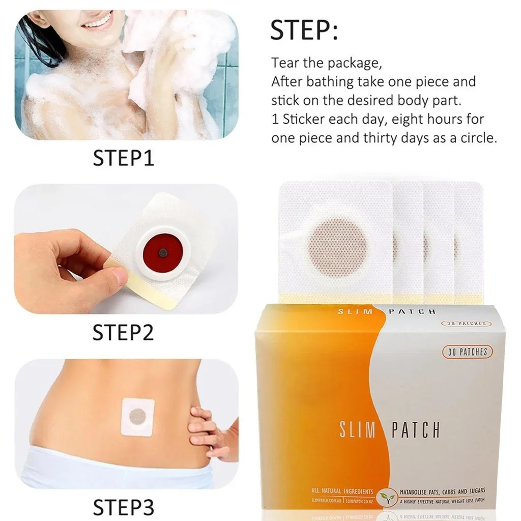 10 DAYS Slimming Patch Detox Weight Loss Sticker Navel Belly Stick Quick Slim Patch Fat Burning Thin Body Belly Fat Burner weight loss products