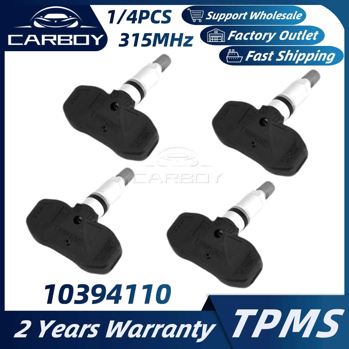 

Система контроля давления в шинах 10394110 TPMS для Chevrolet TrailBlazer Buick Rainier Cadillac CTS GMC органический SAAB 9-7X 315 МГц