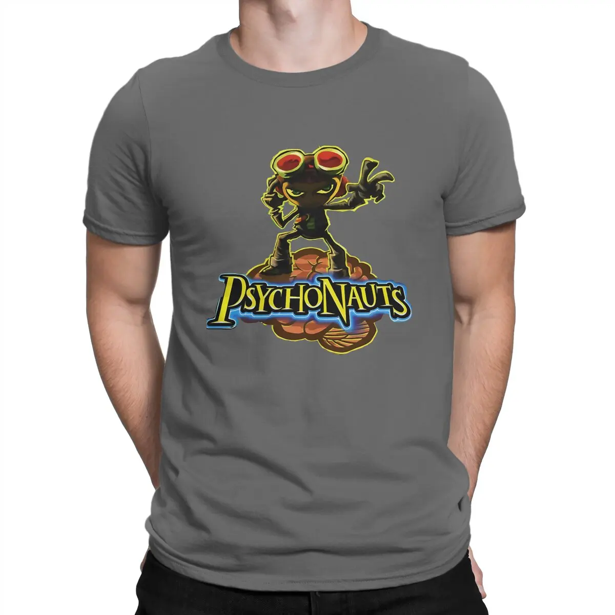 thumbnail image 1 of Camiseta de Psychonauts Man, juegos, camiseta distintiva, sudaderas Harajuku, nueva tendencia, 1 of 7