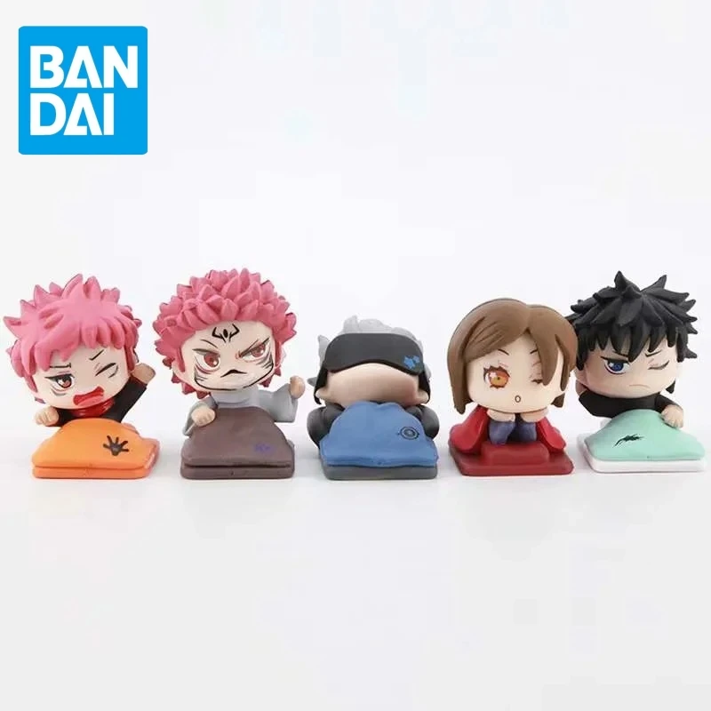 

Anime Jujutsu Kaisen 5pcs/set Gojo Satoru Itadori Yuji Fushiguro Megumi Kugisaki Nobara Sleeping Q ver. Model Figure