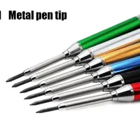 6Pcs/set Metal Pen Clip Mechanical Pencil Set with Pencil Cap Built-In Sharpener 2.8mm  Replacement Lead Deep Hole Marking Tool﻿ 3