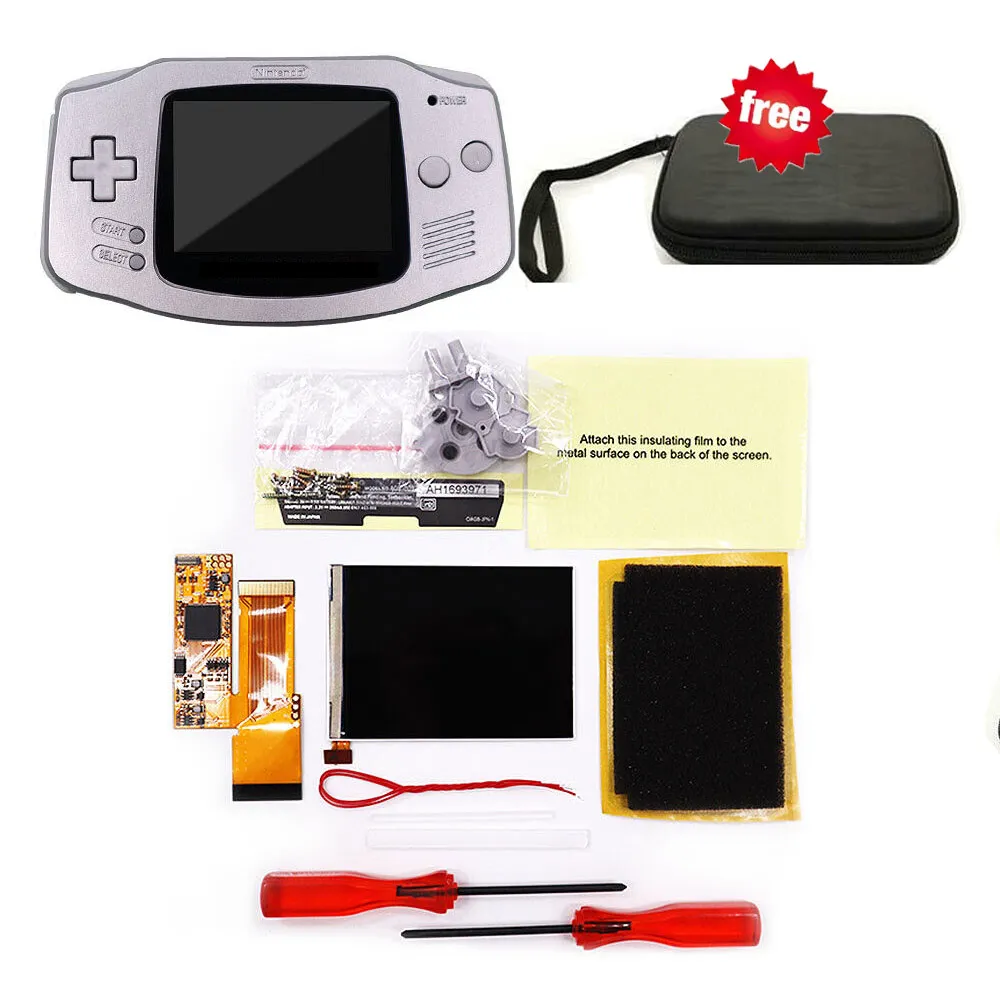 GameBoy Advance ipsバックライト収納バッグ,ハウジング,10