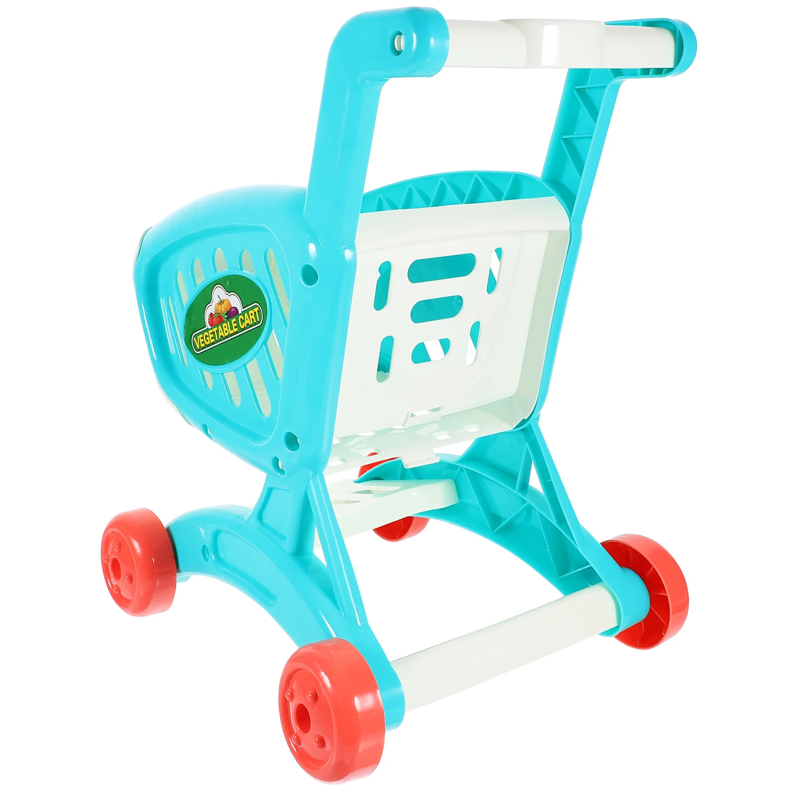 

Children's Shopping Cart Carts for Groceries Grocery Store Pretend Play Children’s Toys Dolls Storage Rack Decorate