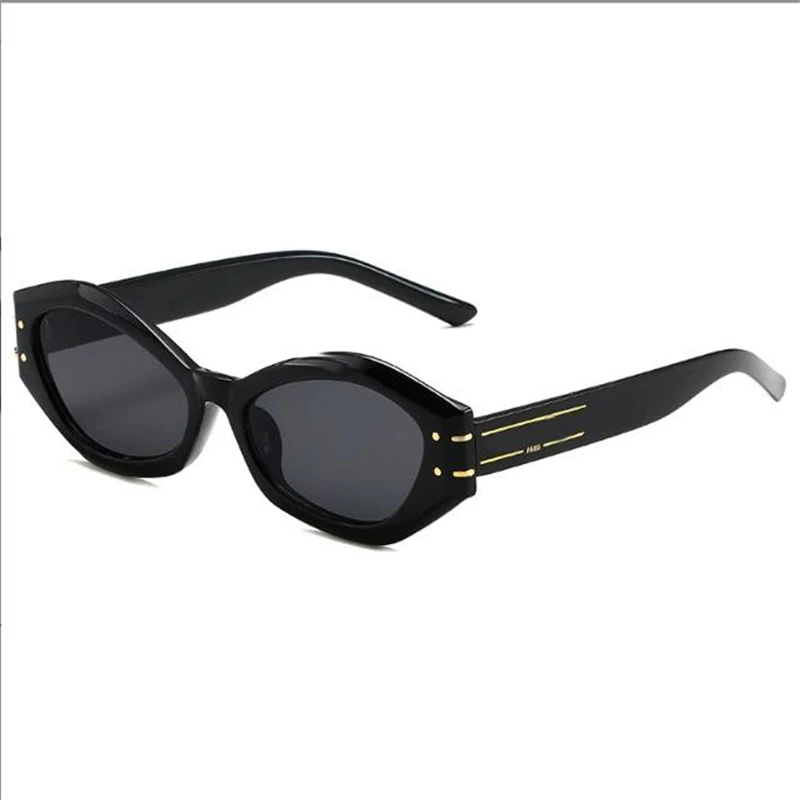 

Cat-eye eyebrow decorative sunglasses Modern charm narrow butterfly shaped glasses Women's summer sun shade color