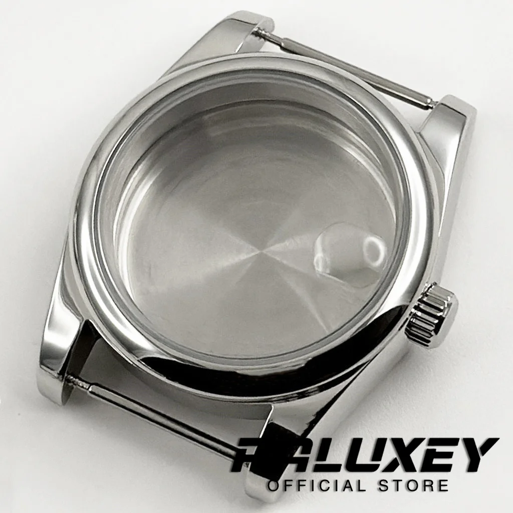 Elegant Smooth Polished Bezel Watch Case with Sapphire Crystal and Jubilee Bracelet, 36MM/40MM