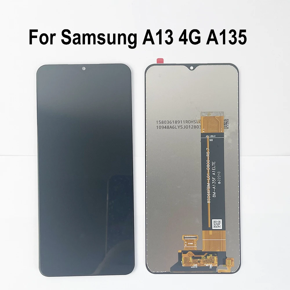 

Дисплей A13 4G для Samsung A13 A135F A135M A135U A135U1 A135N, ЖК-дисплей с сенсорным экраном и дигитайзером в сборе, запасные части