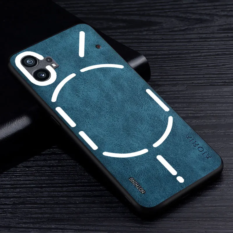 Premium PU Leather Scratch-Resistant Solid Color Phone Case Cover