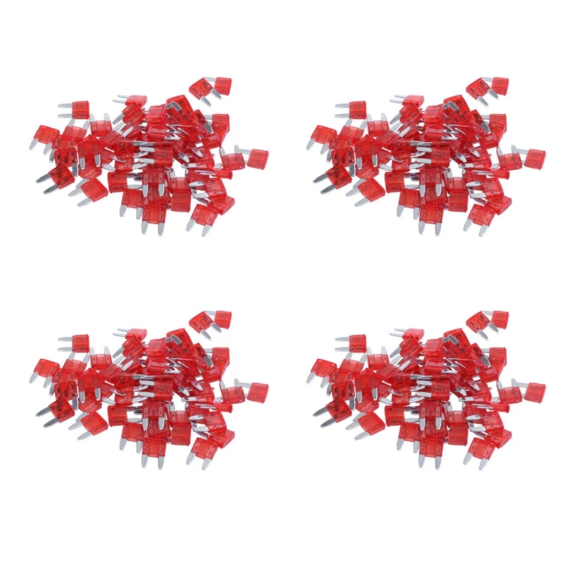 

240PCS 10A 10A Auto Mini Blade Fuses Red For Car
