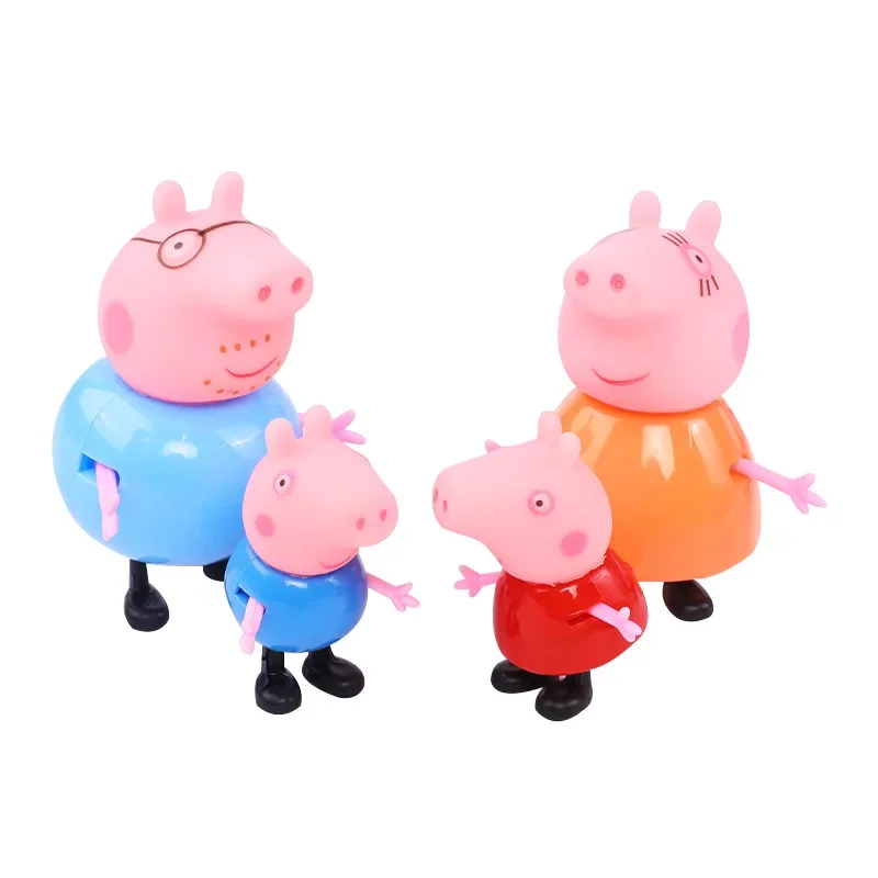 ペッパピッグ ピンク 25/20/6/4 ピースセットの豚家族ジョージ豚