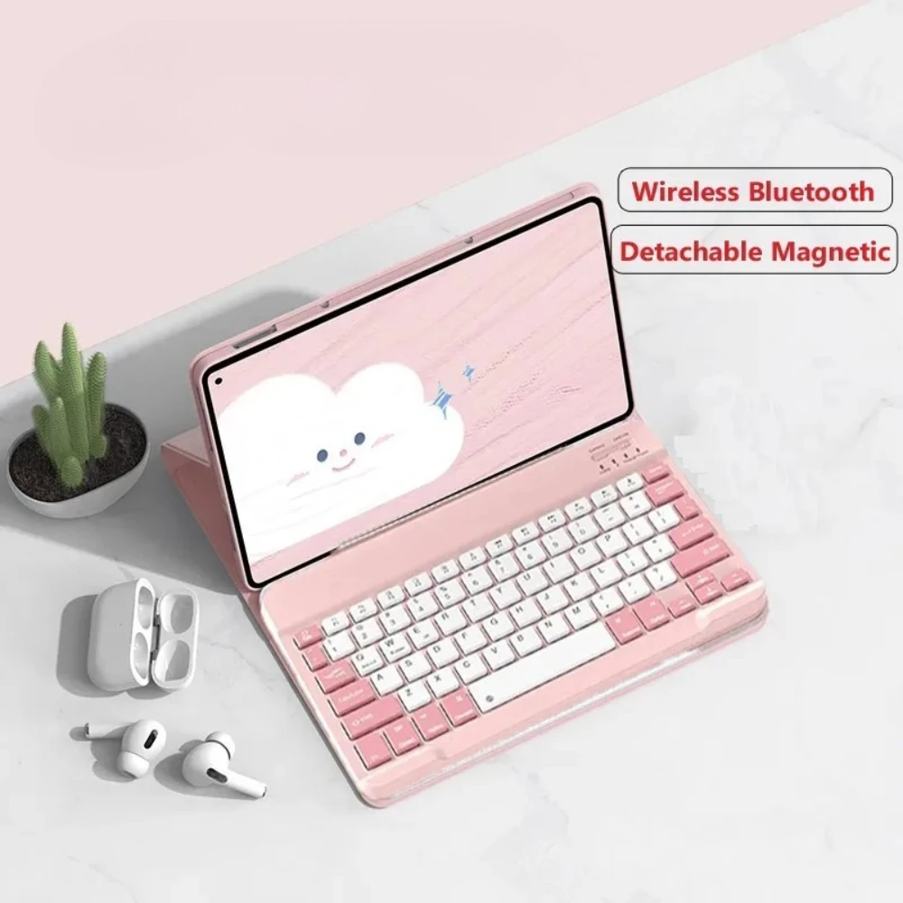 Bluetooth Keyboard Case for 11-Inch and 11.5-Inch Tablets