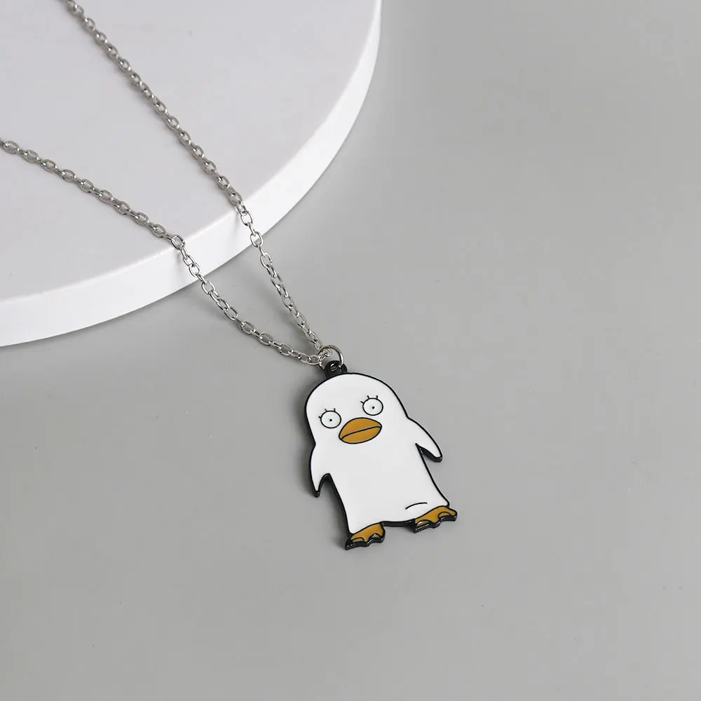 Cartoon Gintama Metal Jewelry Anime Warrior Darth Vader ELIZABETH Shape Enamel Keychain Brooch Necklace Cute Cosplay Gift Access