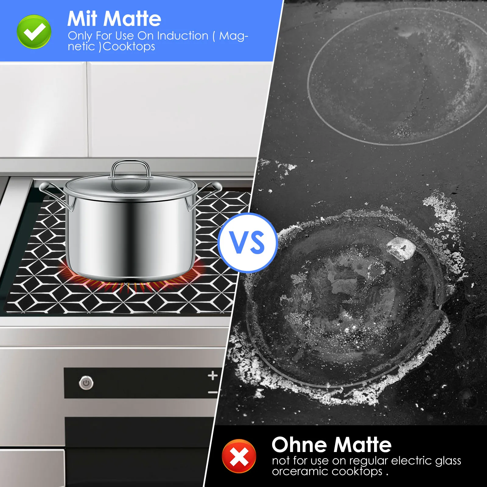 Large induction hob best sale