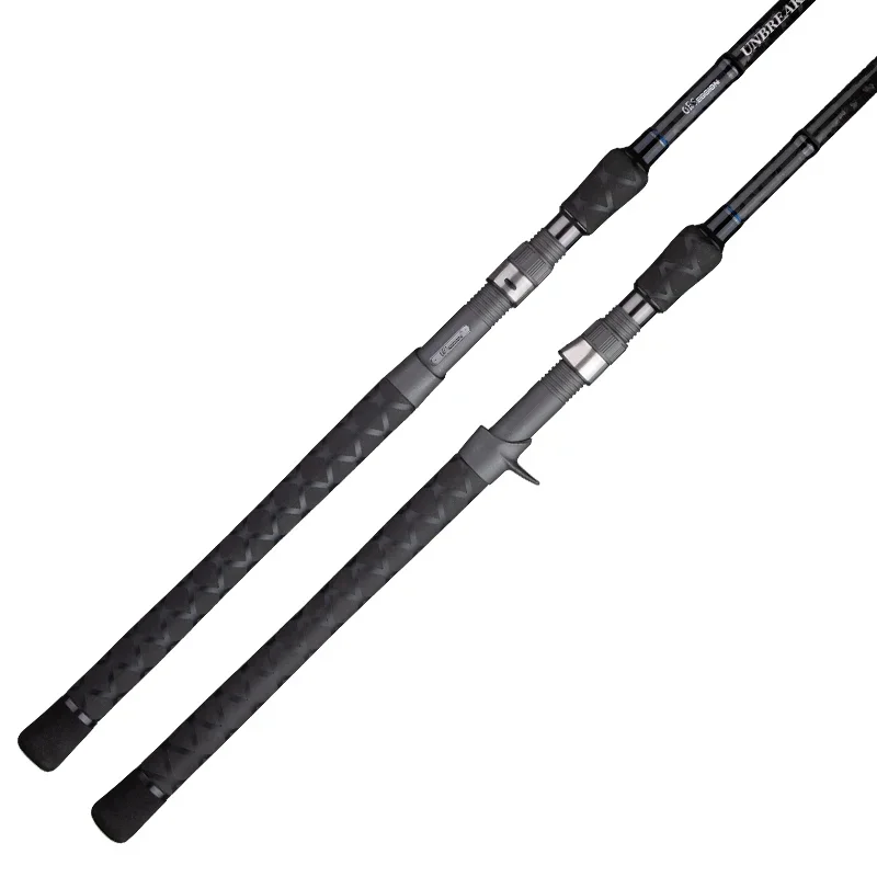 

TEASER High Carbon 2.28/2.4m XXH Heavy Baitcasting Casting Fishing Rod 2 Sections Catfish Snakehead Freshwater fishing rod