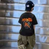 2024 Japan Anime 3-14y Teenager Summer Boys Girls Baby Cotton Printed T Shirt Short Sleeve Tee Childrens Size Cartoon Kids Tops 5