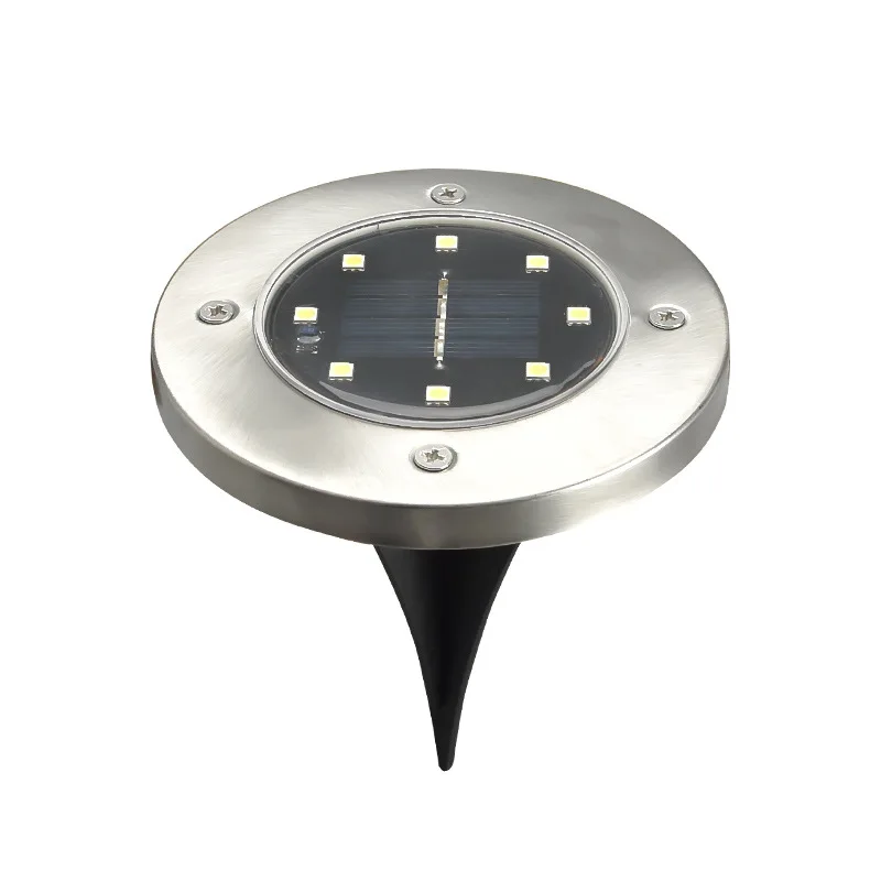 

Solar Powered Ground Light Waterproof Garden Pathway Deck Lights With 4/8 LED Lamp for Home Yard Driveway Lawn Road
