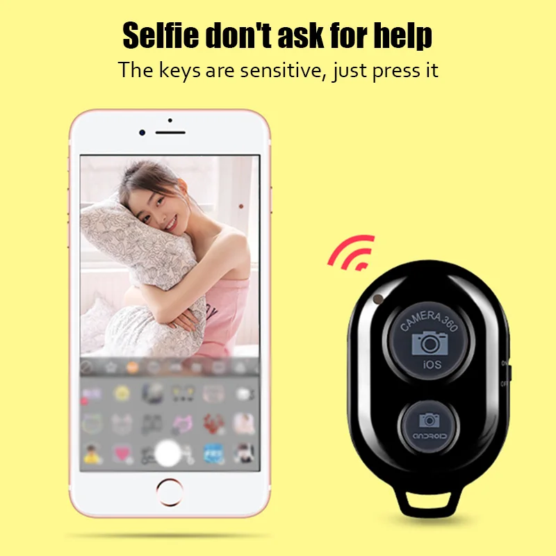 Bluetooth Remote Controller for Smartphone Camera