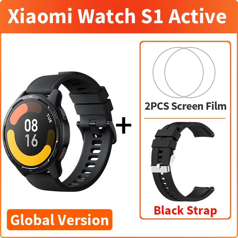 Xiaomi Watch S1 Active Global Version Smart Watch GPS Blood Oxygen 1.43" AMOLED Display Bluetooth 5.2 Phone Calls Mi SmartWatch 