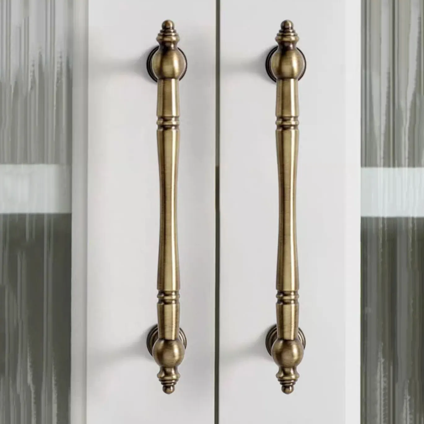 Antique Bronze Solid Brass Cabos Roupeiro Puxa Armário Maçanetas Acessórios de Cozinha Hardware Móveis Retro