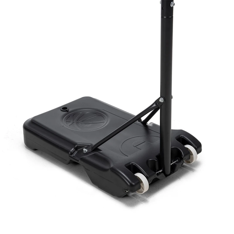 Conjunto de cesta de basquete móvel para ambientes internos e externos, altura ajustável, 5 pés ~ 6,9 pés, equipamento de placa traseira, crianças, adolescentes, plástico