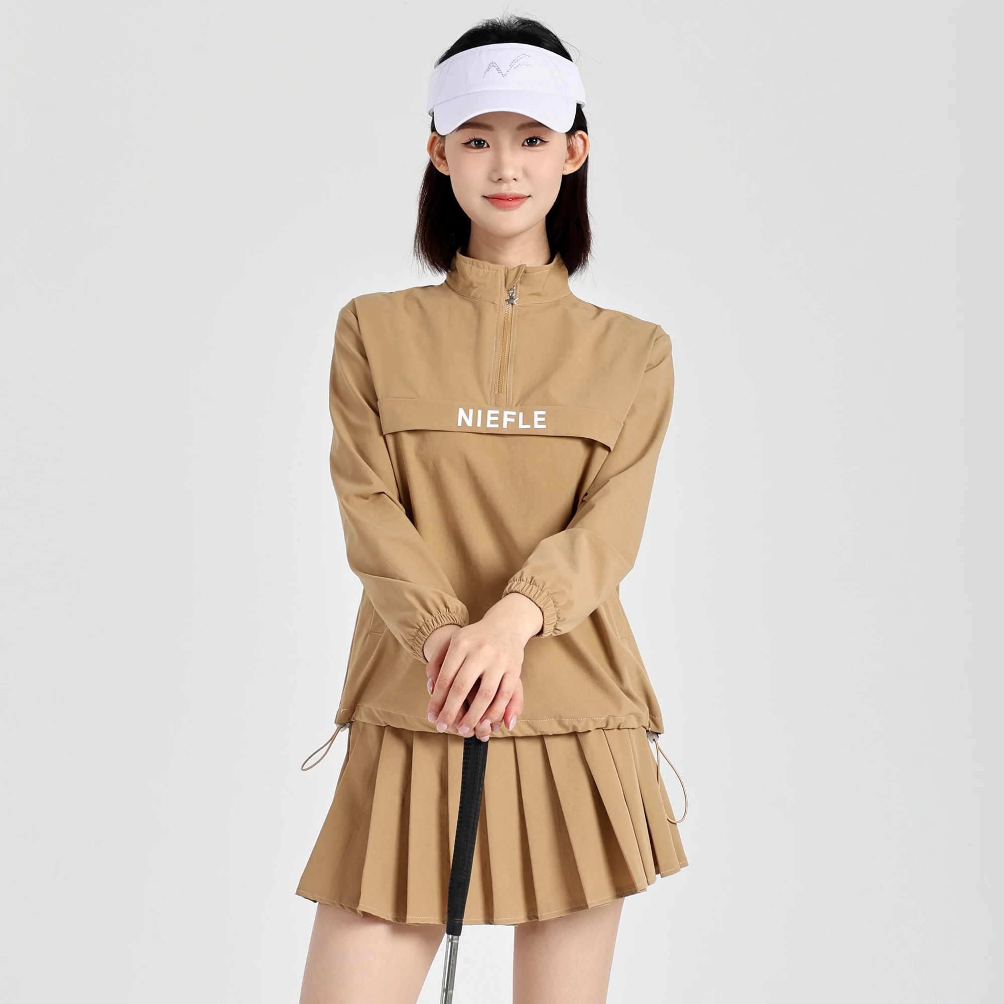 Women Golf Winter Long Sleeved Wear-resistant Fashion Versatile Short Skirt Outdoor Leisure Sports women golf skirt